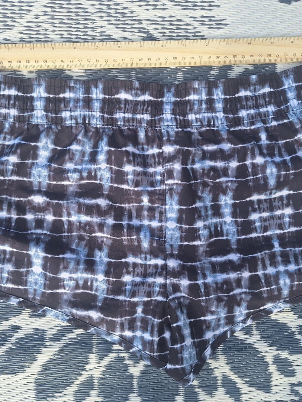 OP Women's Black Tie-Dye Swim Shorts